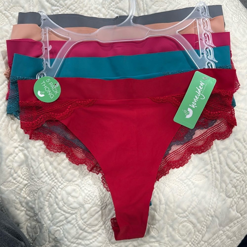 Nwt 5pack honeydew intimate